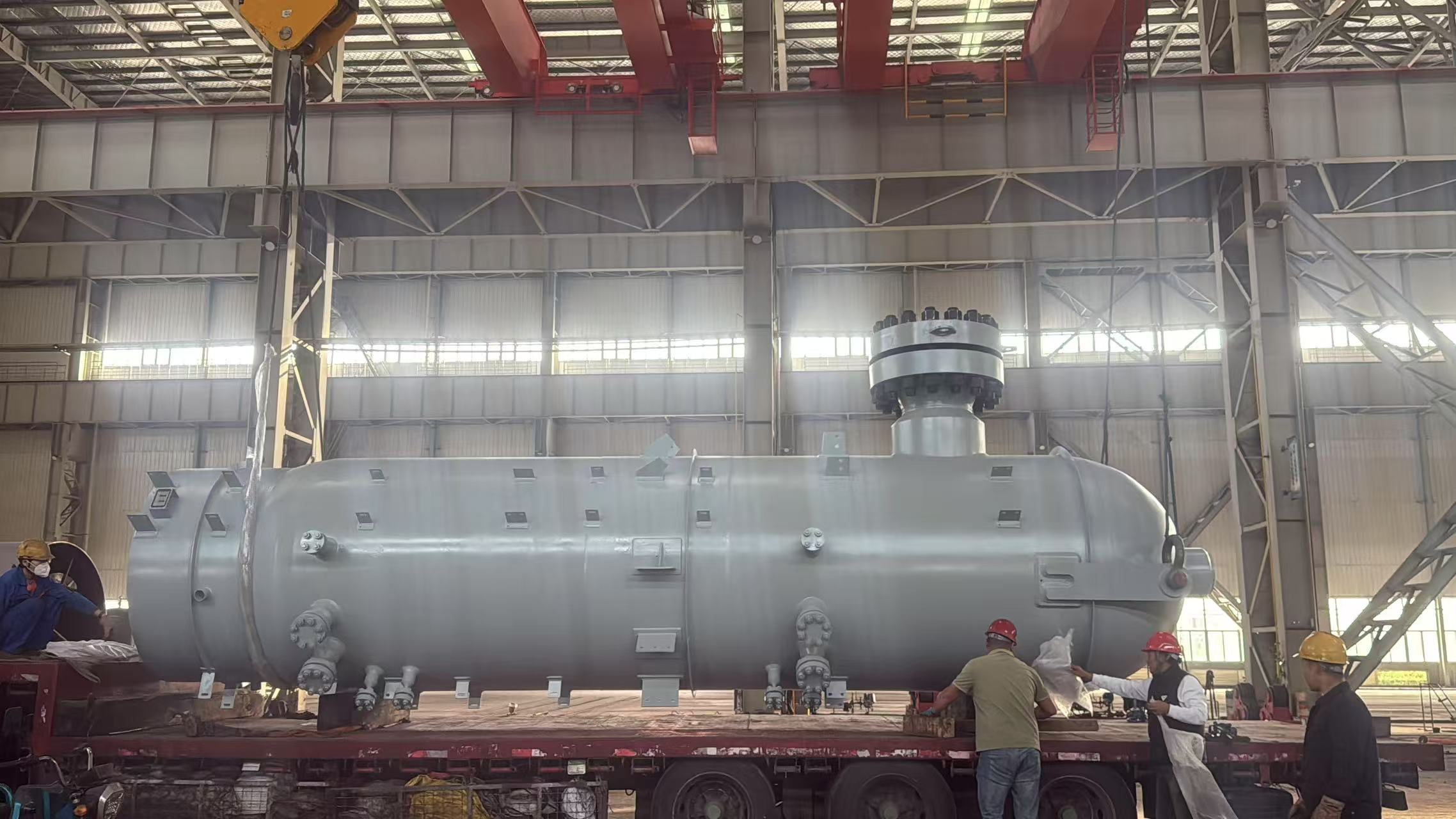 山东海泽重工科技有限公司高端容器项目顺利发