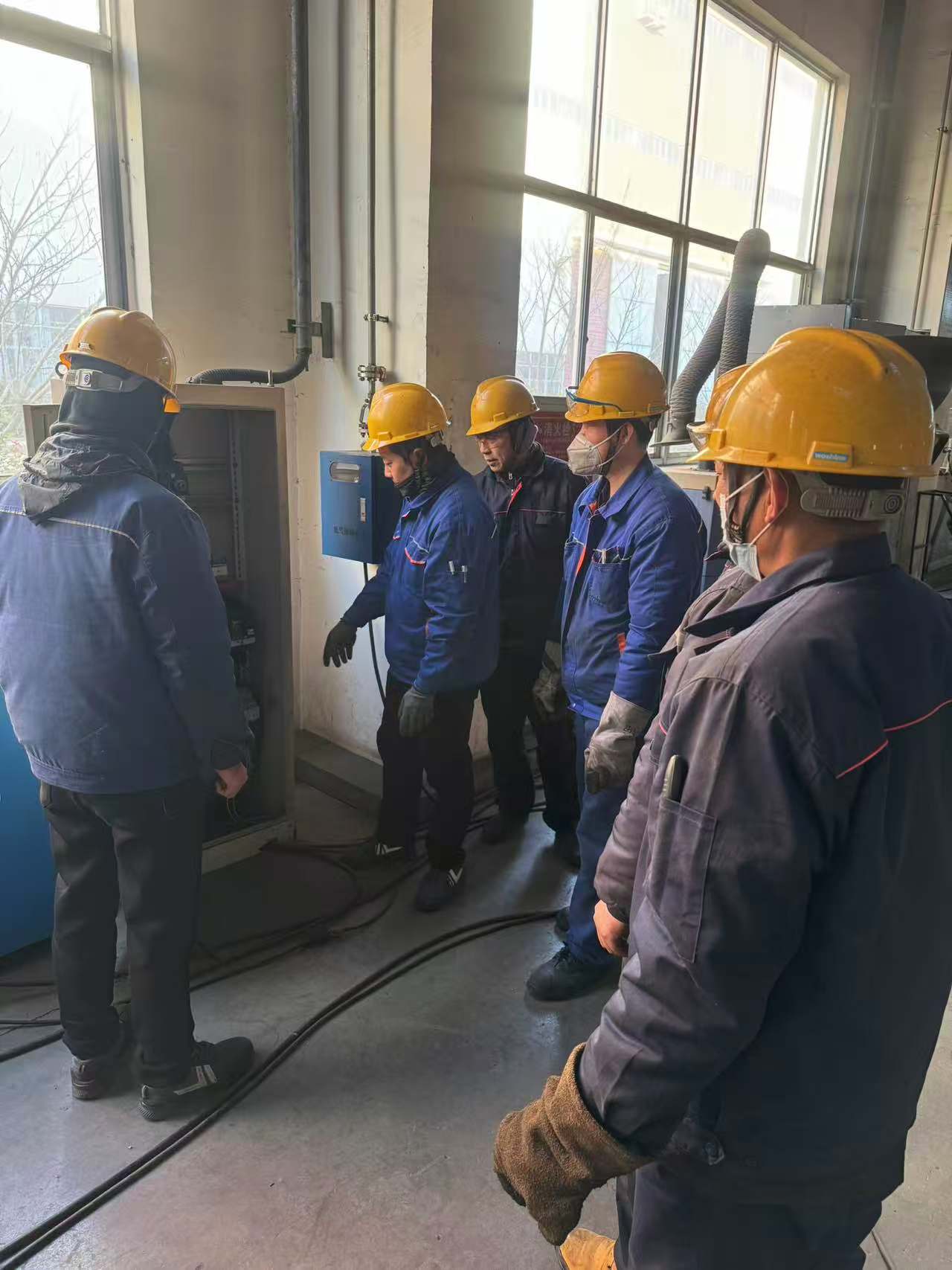 山东海泽重工科技有限公司开展冬季安全用电宣